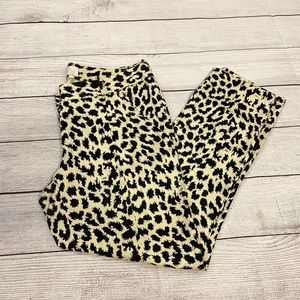 THAKOON ADDITION Animal Print Straight Leg Pants Sz 8